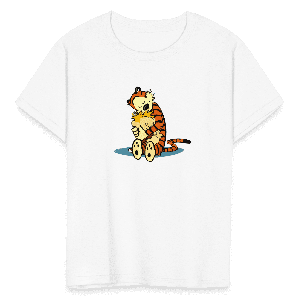 Calvin and Hobbes Hugging t-shirt by Art-O-Rama Shop