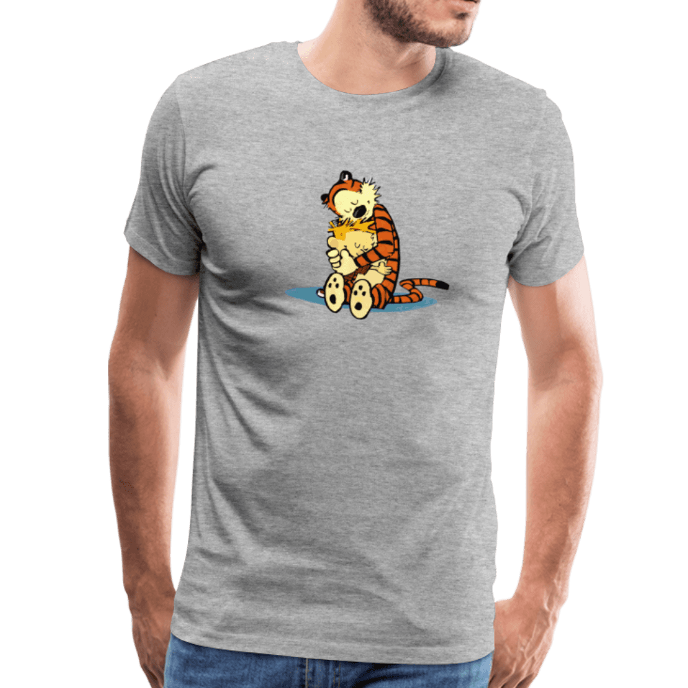 Calvin and Hobbes Hugging t-shirt by Art-O-Rama Shop