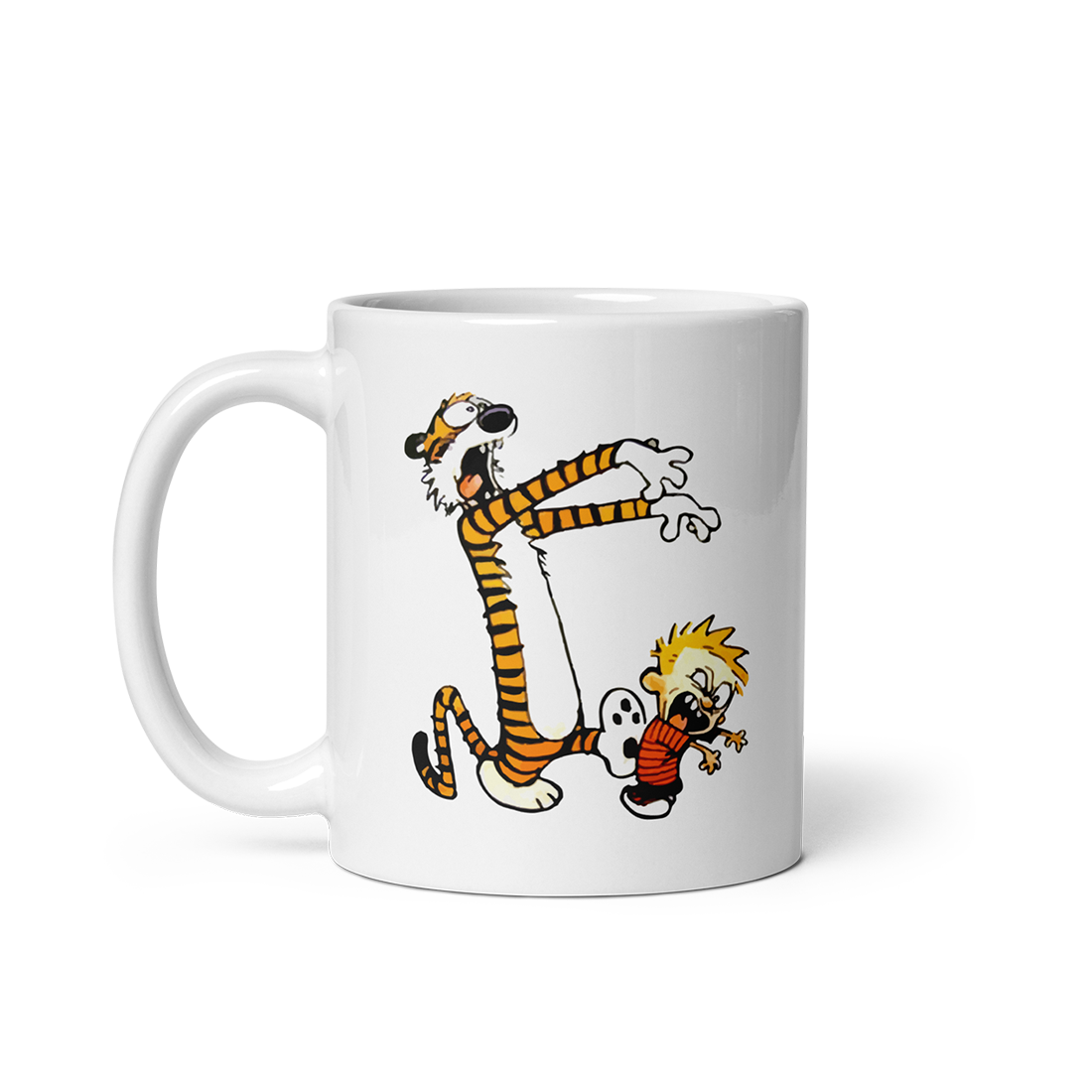 Calvin and Hobbes Playing Zombies Mug by Art-O-Rama Shop
