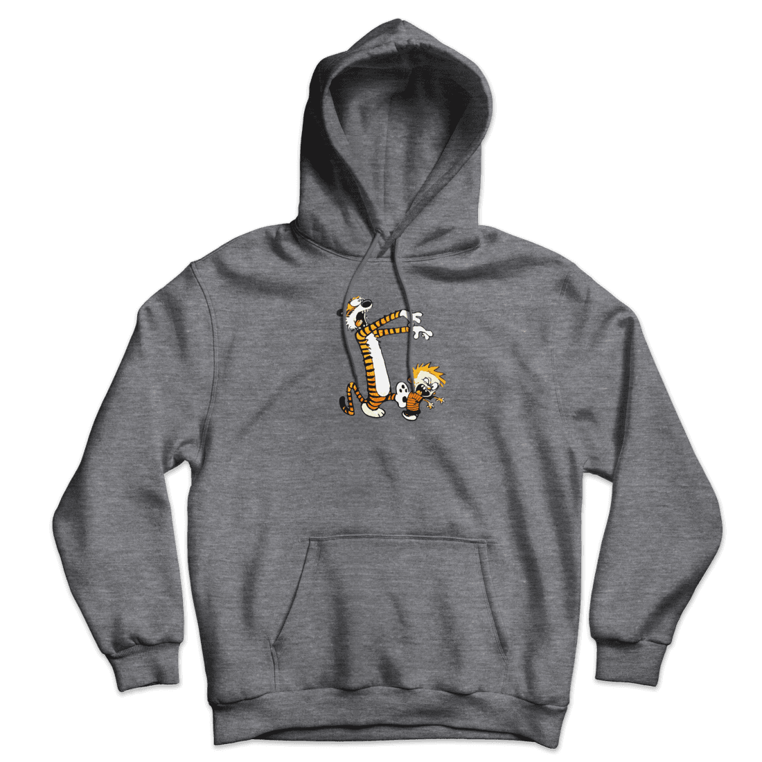 Calvin and Hobbes Playing Zombies Unisex Hoodie by Art-O-Rama
