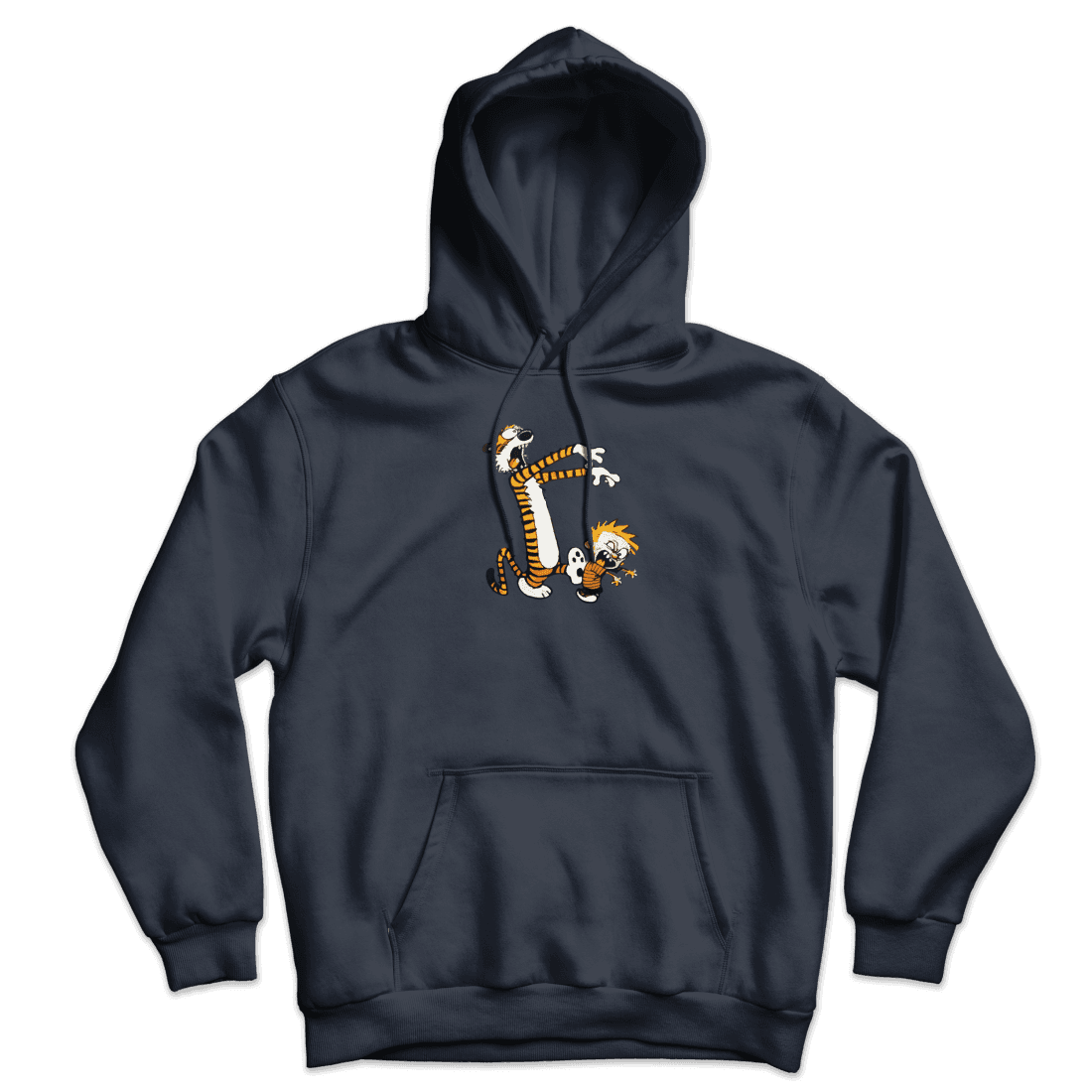 Calvin and Hobbes Playing Zombies Unisex Hoodie by Art-O-Rama