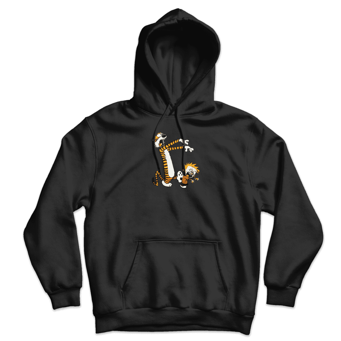 Calvin and Hobbes Playing Zombies Unisex Hoodie by Art-O-Rama