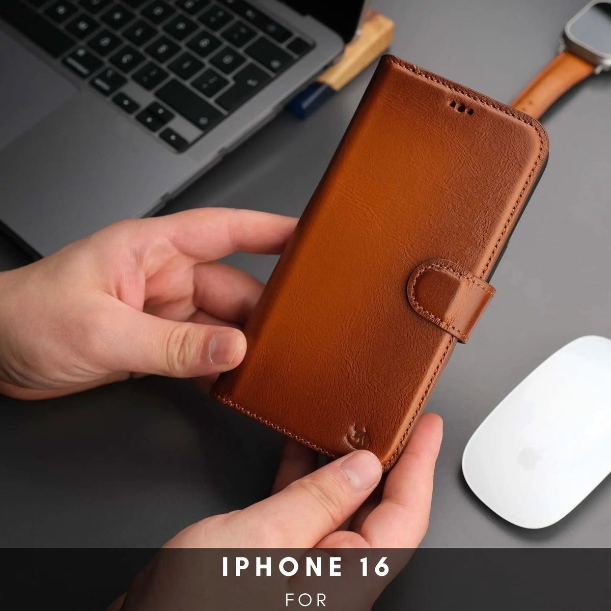 Casper iPhone 16 Wallet Case Leather MagSafe by TORONATA