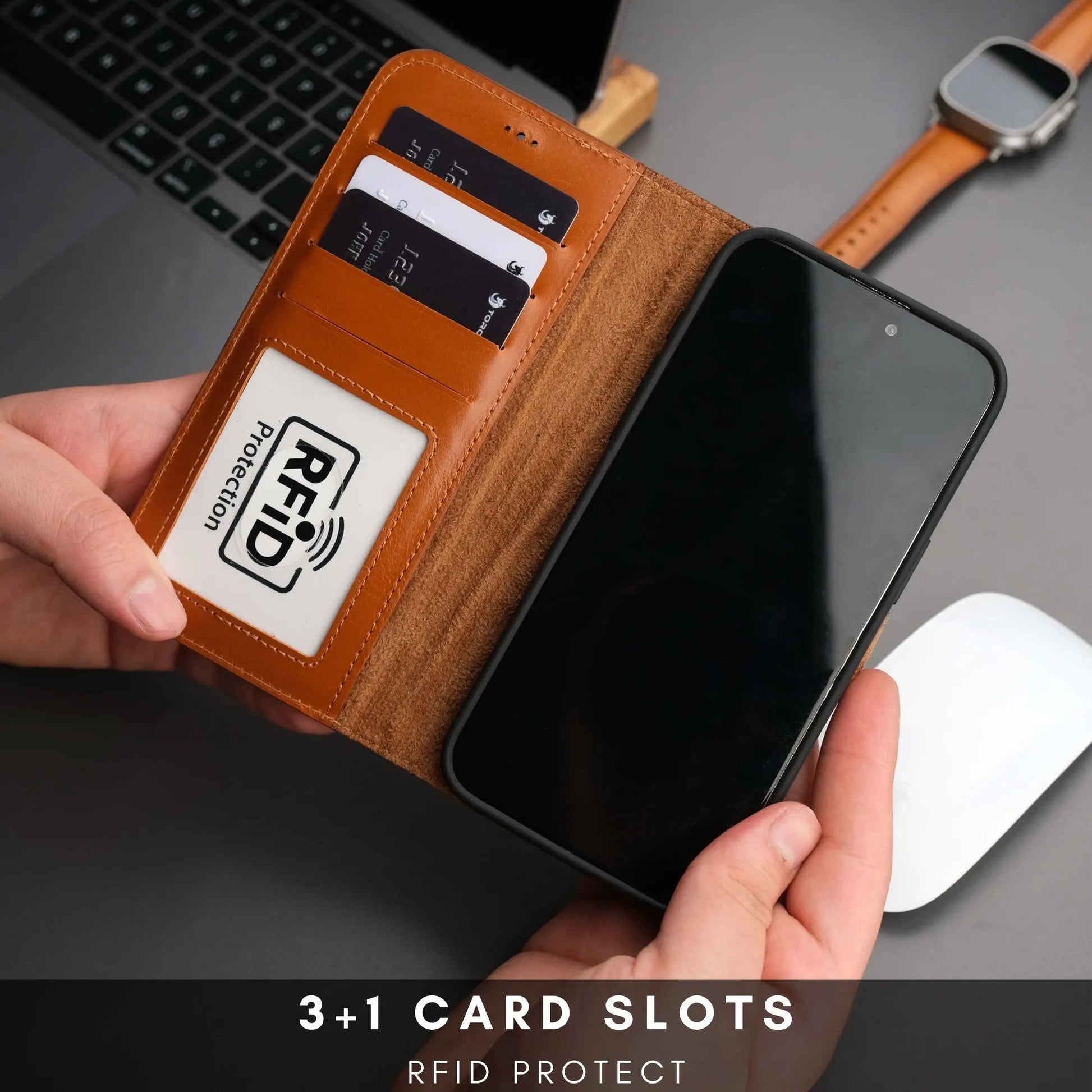 Casper iPhone 16 Plus Wallet Case Leather MagSafe by TORONATA