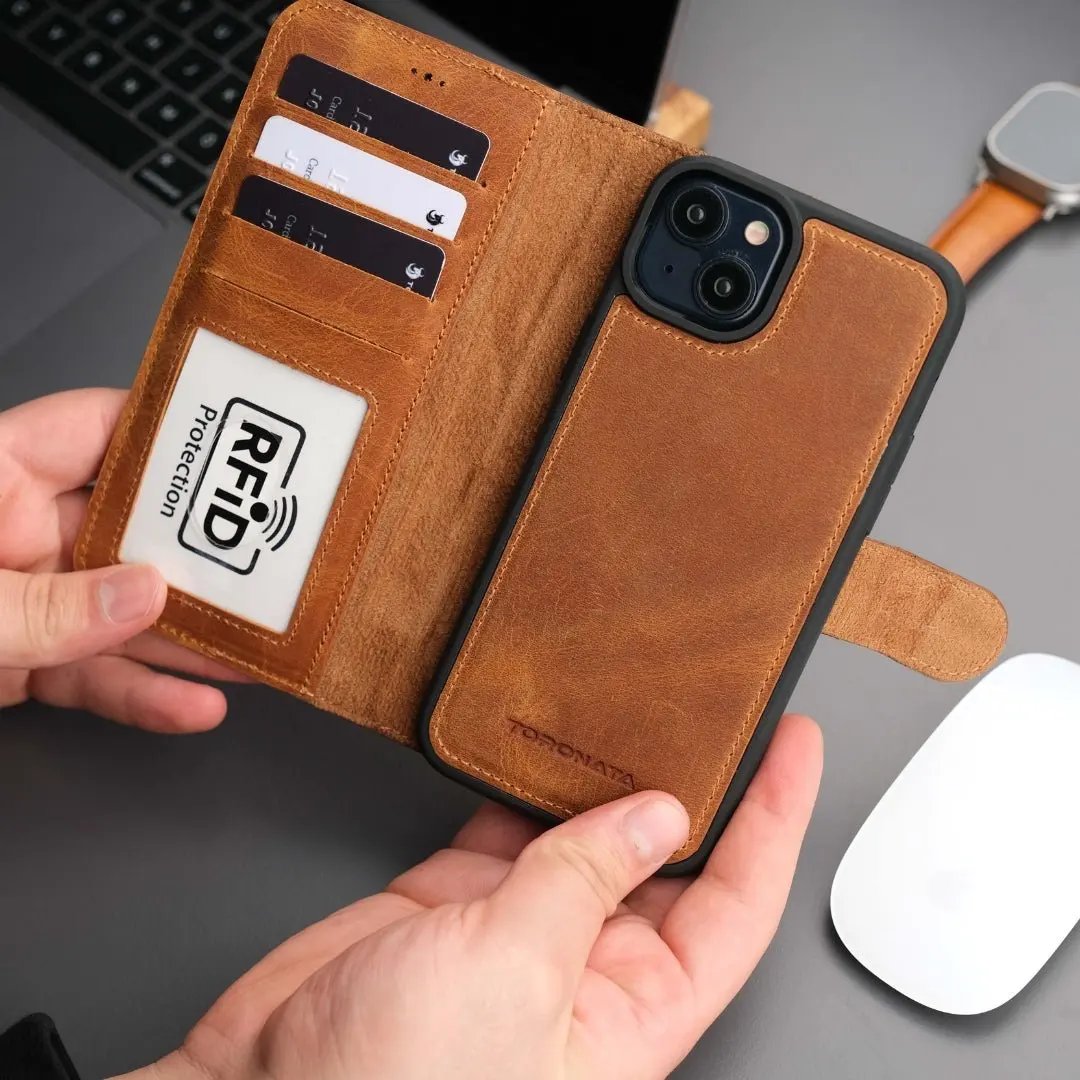 Casper iPhone 16 Plus Wallet Case Leather MagSafe by TORONATA