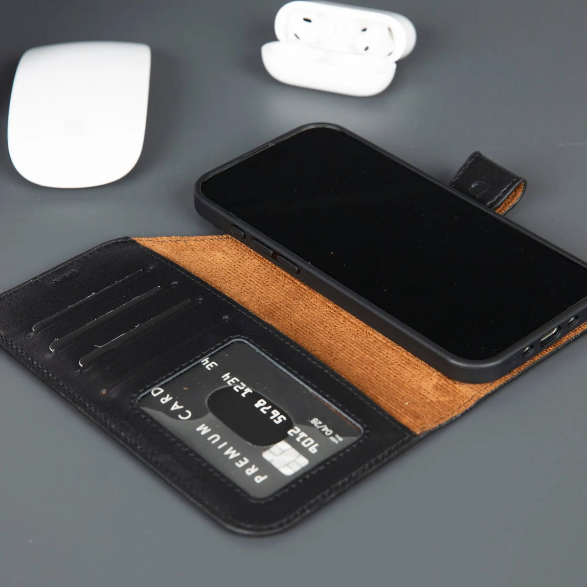 Casper iPhone 17 Air Leather Wallet Case – MagSafe Compatible by TORONATA