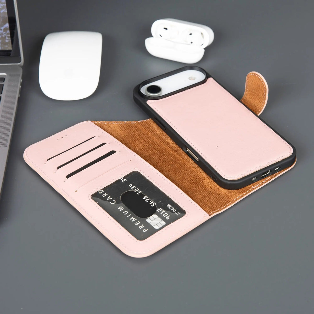 Casper iPhone 17 Air Leather Wallet Case – MagSafe Compatible by TORONATA