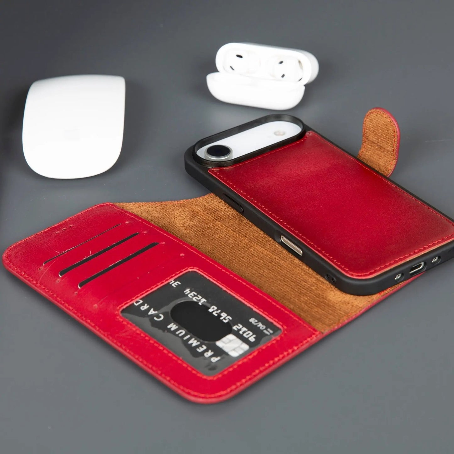 Casper iPhone 17 Air Leather Wallet Case – MagSafe Compatible by TORONATA