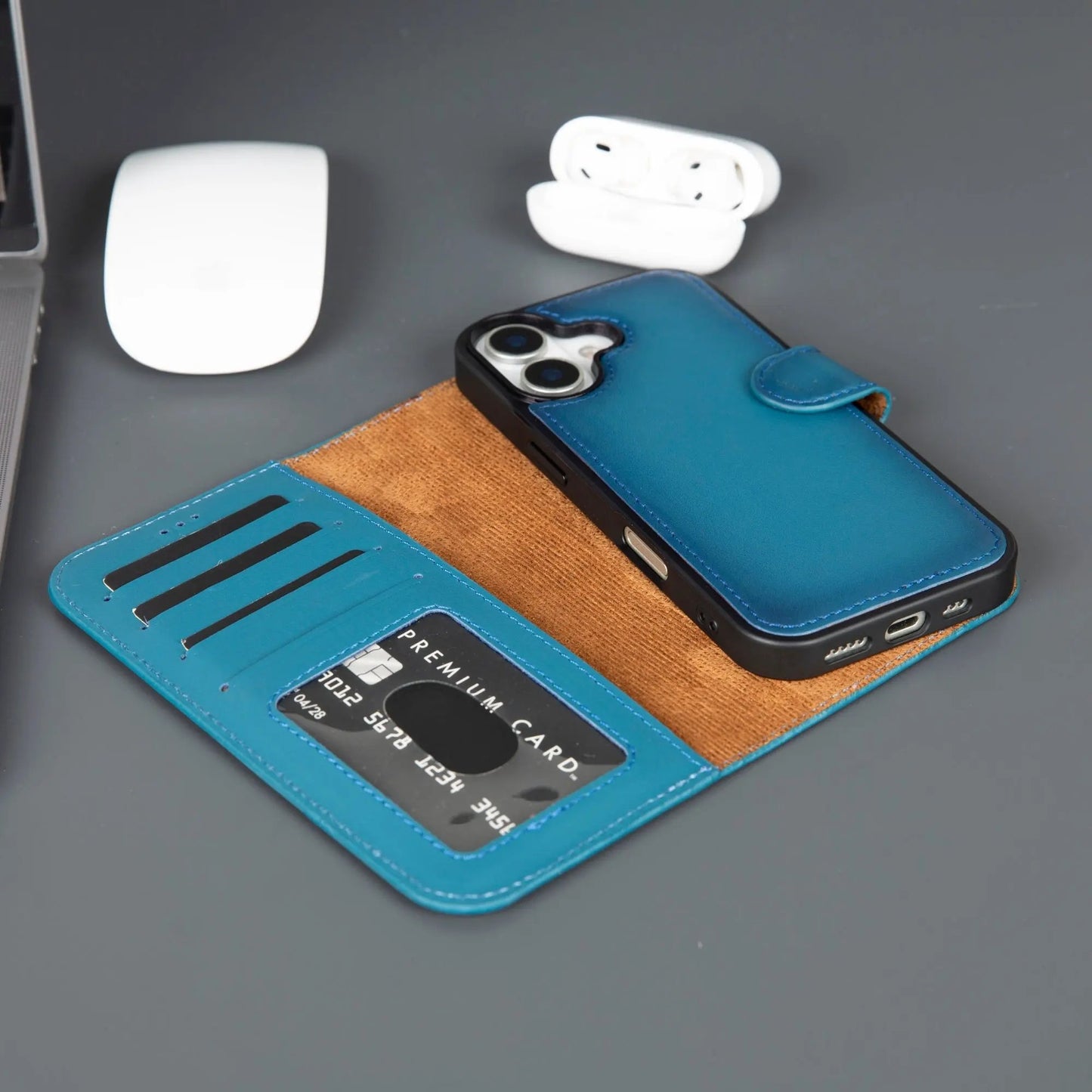 Casper iPhone 17 Leather Wallet Case – MagSafe Compatible by TORONATA