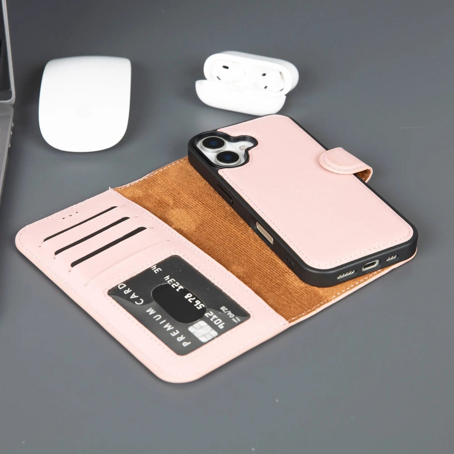 Casper iPhone 17 Leather Wallet Case – MagSafe Compatible by TORONATA