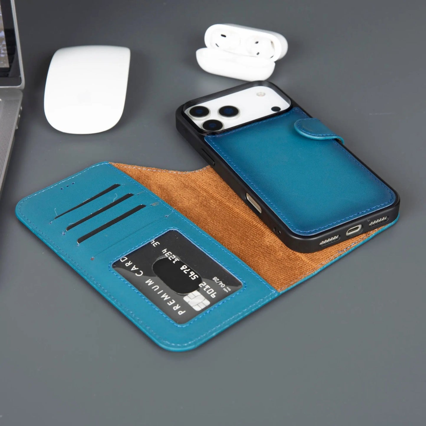Casper iPhone 17 Pro Leather Wallet Case – MagSafe Compatible by TORONATA