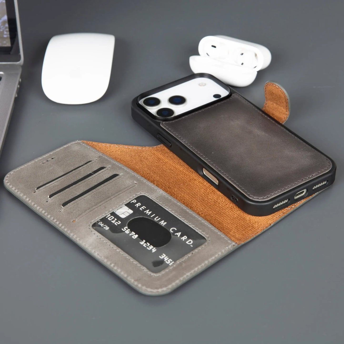 Casper iPhone 17 Pro Leather Wallet Case – MagSafe Compatible by TORONATA