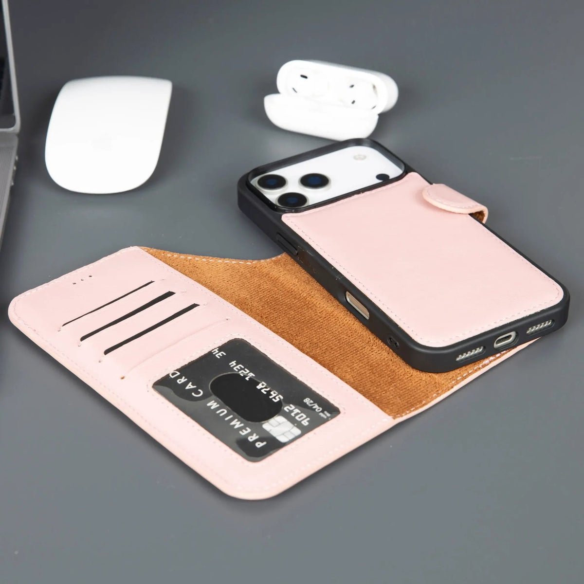 Casper iPhone 17 Pro Leather Wallet Case – MagSafe Compatible by TORONATA