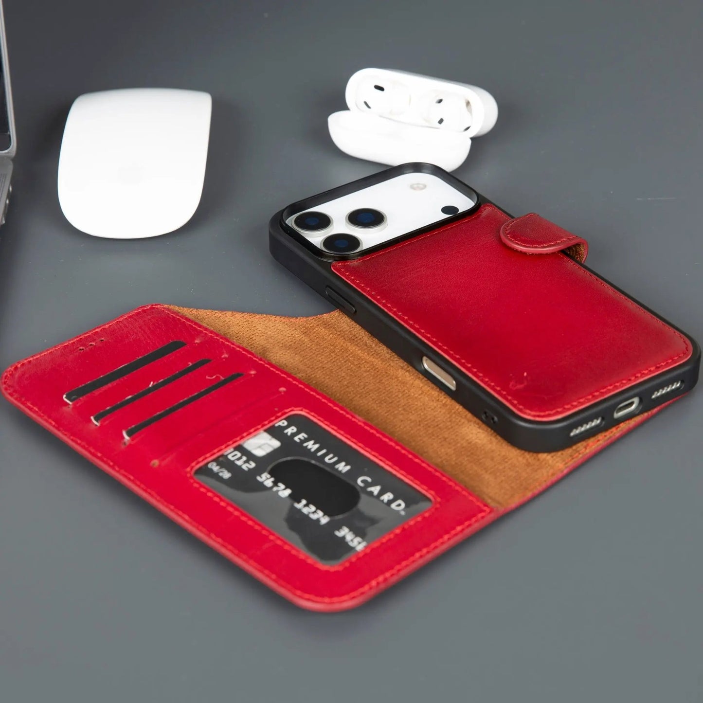 Casper iPhone 17 Pro Max Leather Wallet Case – MagSafe Compatible by TORONATA