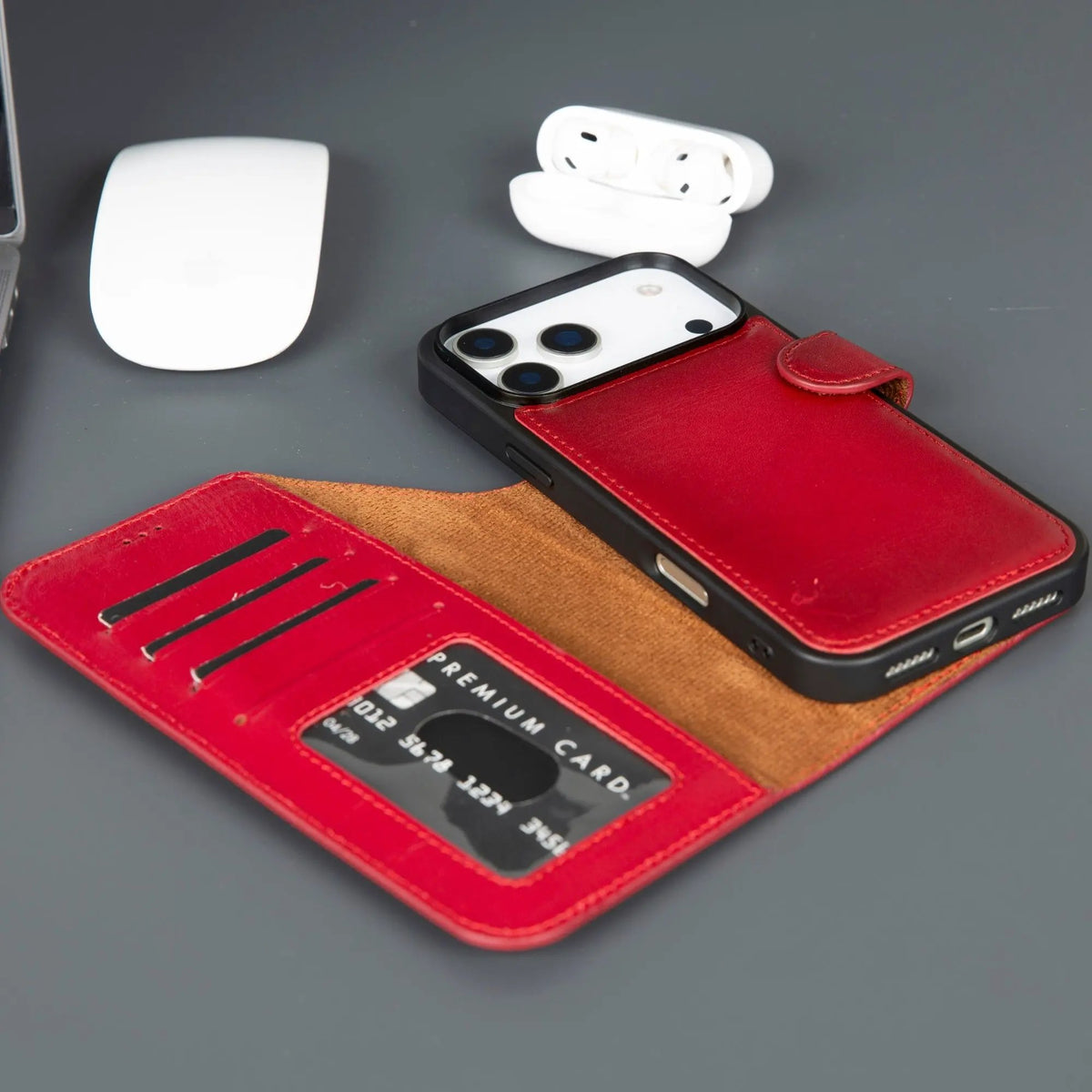 Casper iPhone 17 Pro Leather Wallet Case – MagSafe Compatible by TORONATA