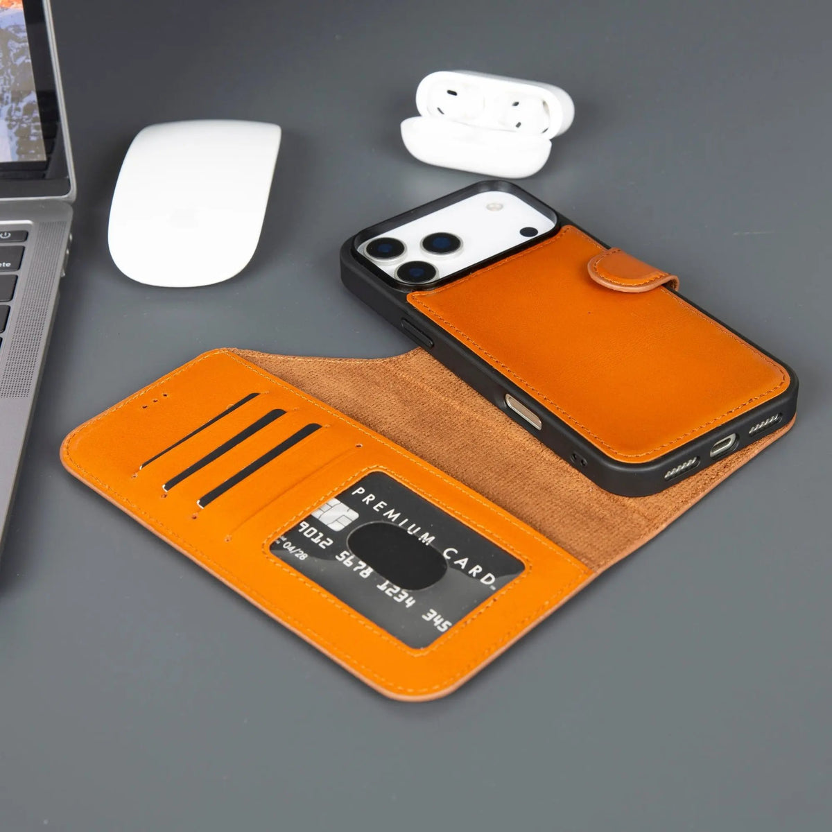 Casper iPhone 17 Pro Max Leather Wallet Case – MagSafe Compatible by TORONATA