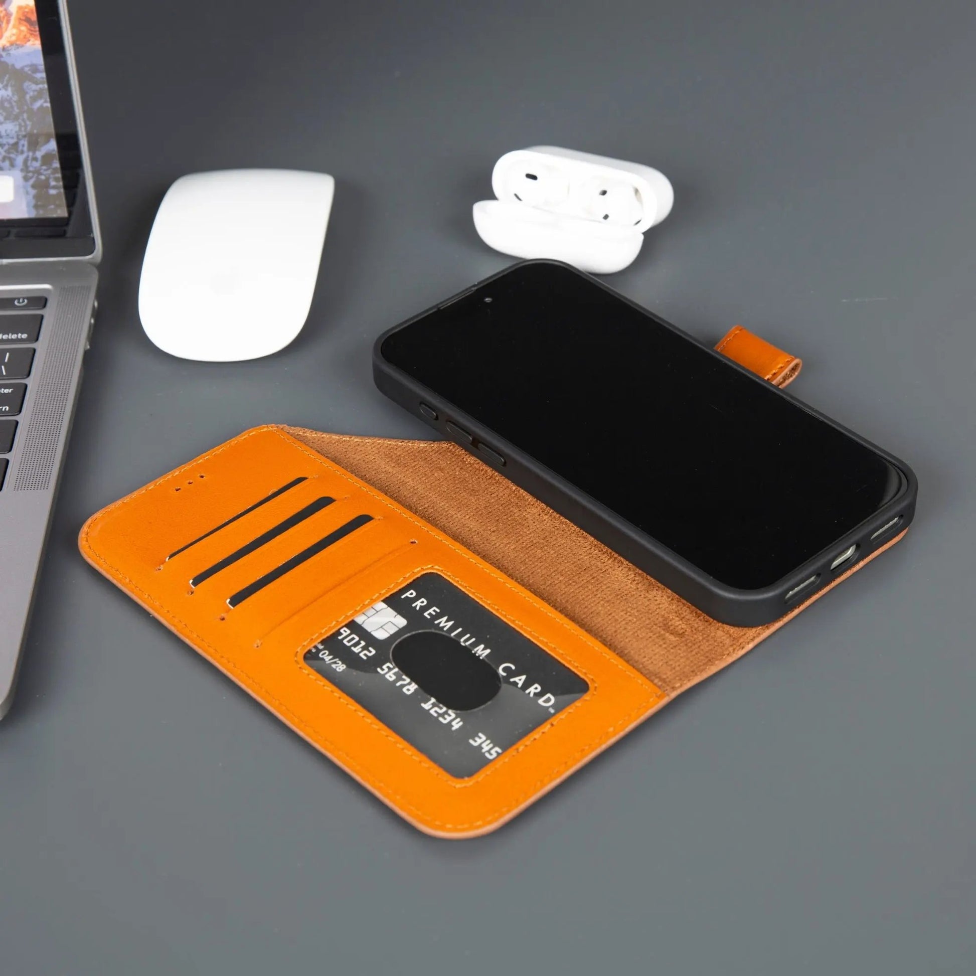 Casper iPhone 17 Pro Leather Wallet Case – MagSafe Compatible by TORONATA