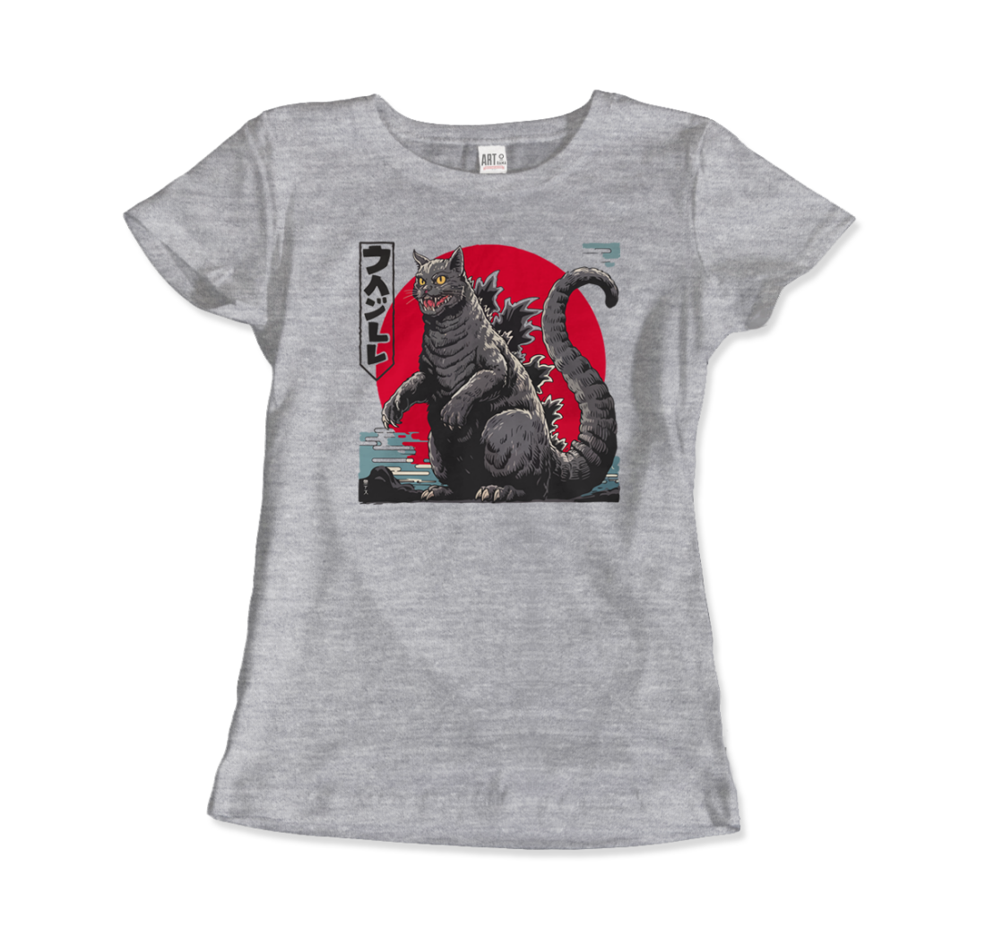 Catzilla: the Ultimate Feline t-shirt by Art-O-Rama Shop