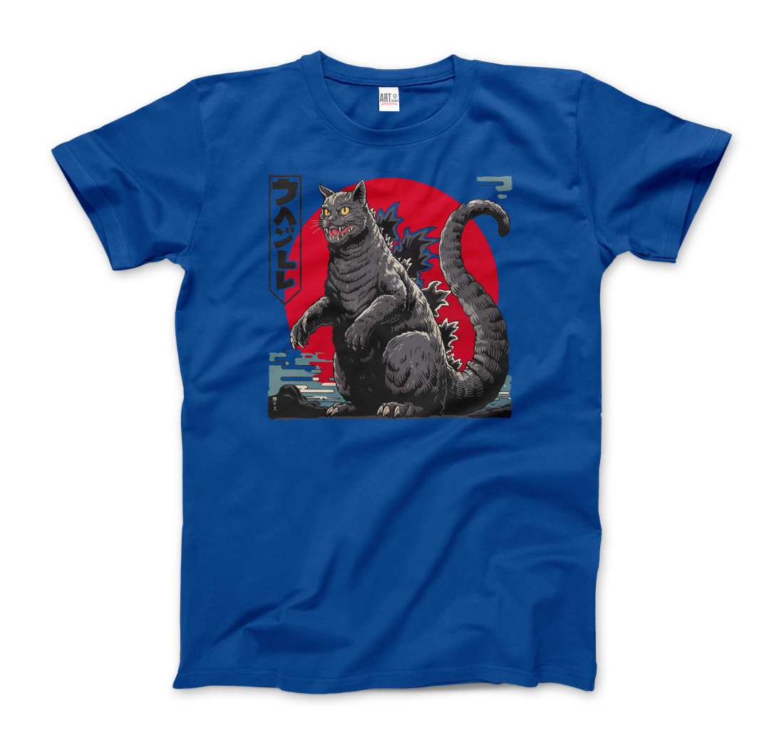 Catzilla: the Ultimate Feline t-shirt by Art-O-Rama Shop