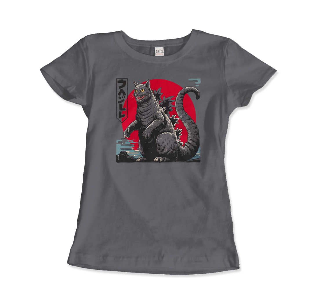 Catzilla: the Ultimate Feline t-shirt by Art-O-Rama Shop