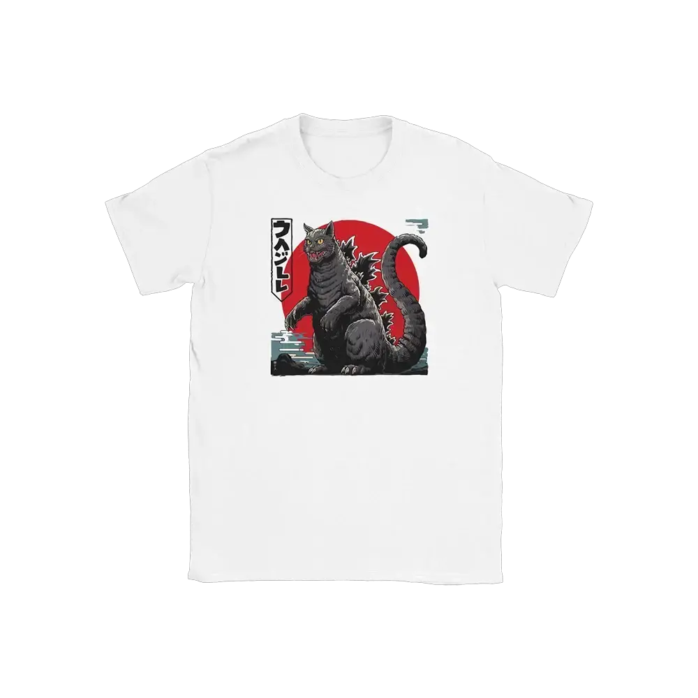 Catzilla: the Ultimate Feline t-shirt by Art-O-Rama Shop