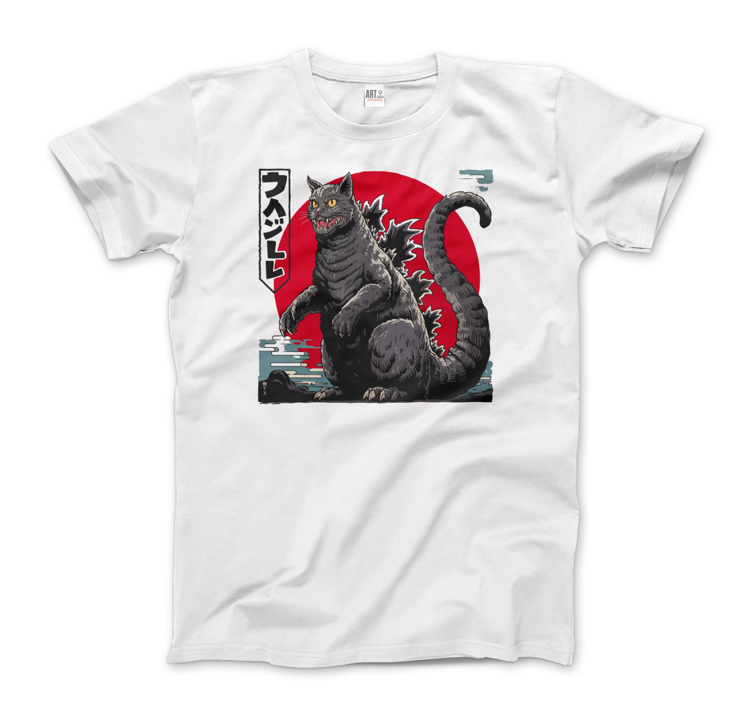 Catzilla: the Ultimate Feline t-shirt by Art-O-Rama Shop