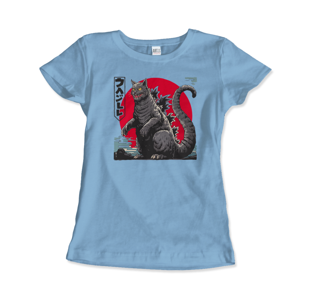 Catzilla: the Ultimate Feline t-shirt by Art-O-Rama Shop