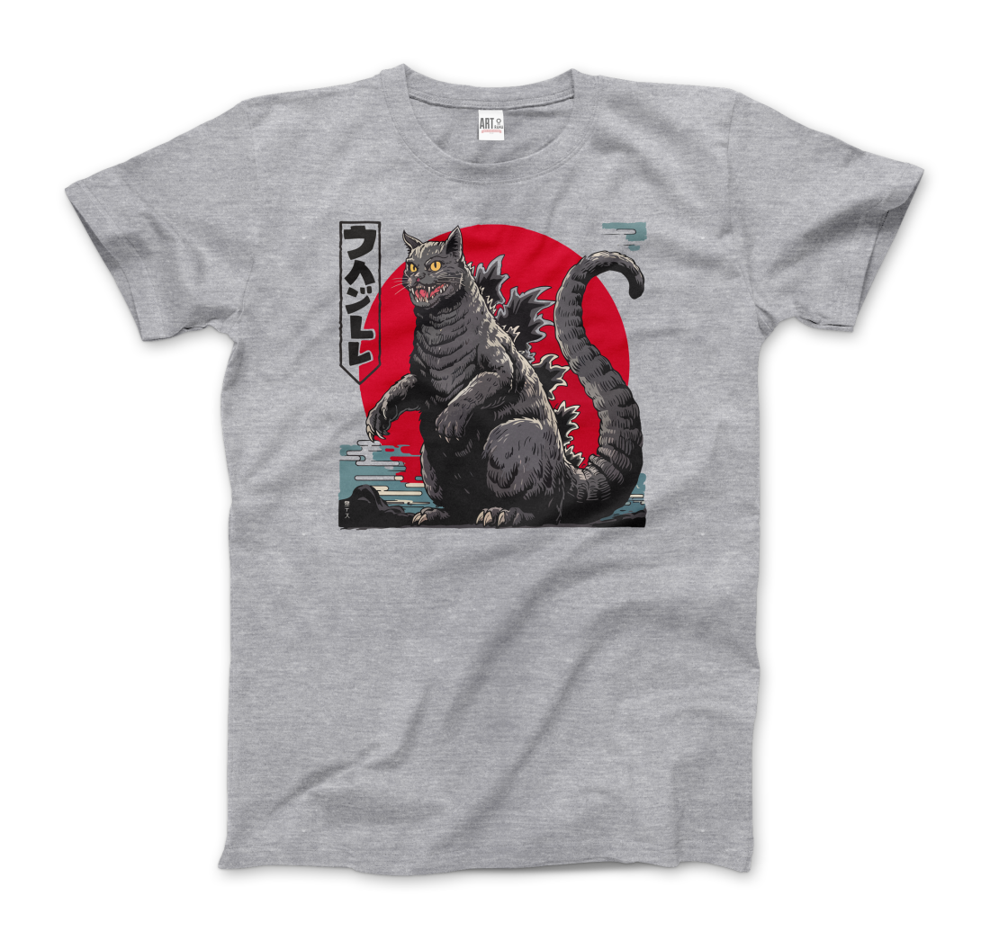 Catzilla: the Ultimate Feline t-shirt by Art-O-Rama Shop