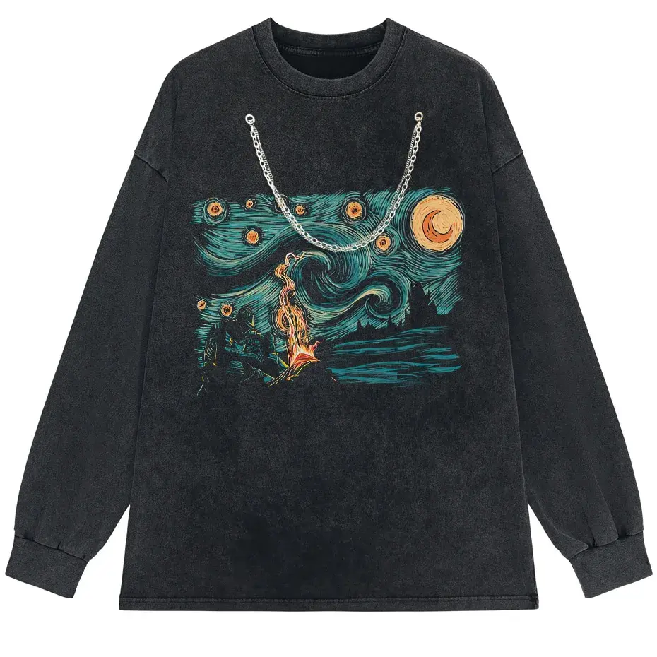 Dark Souls Starry Souls Graphic T-Shirt Men Cotton Short Sleeve Plus Size Tee by Vimost Shop