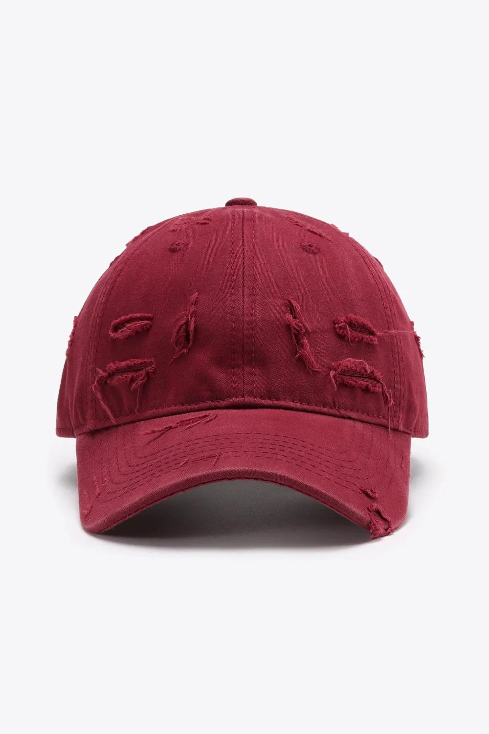 Distressed Adjustable Baseball Cap by Partner Label