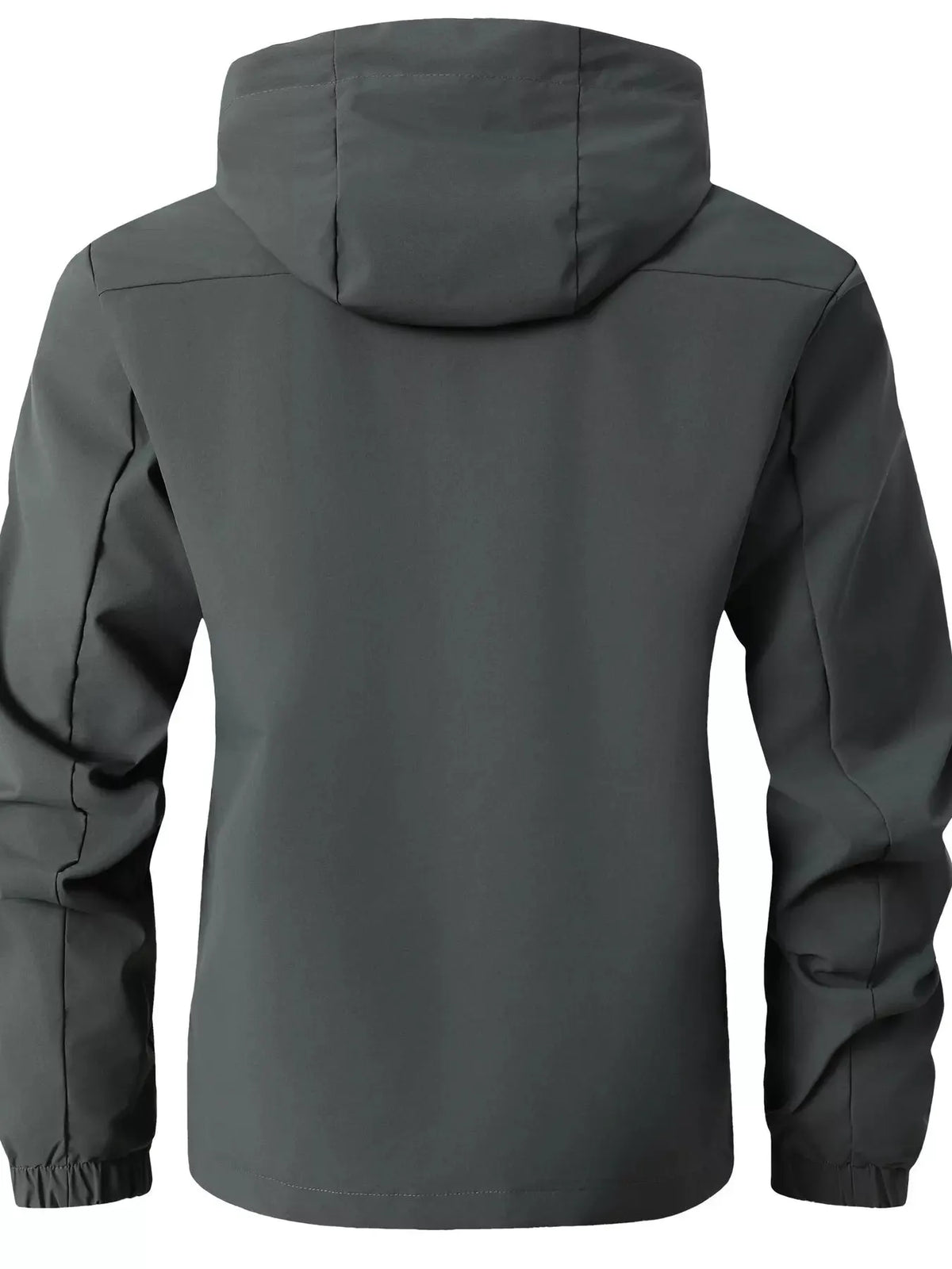 Men's Plus Size Hooded Outdoor Windproof Jacket by Partner Label