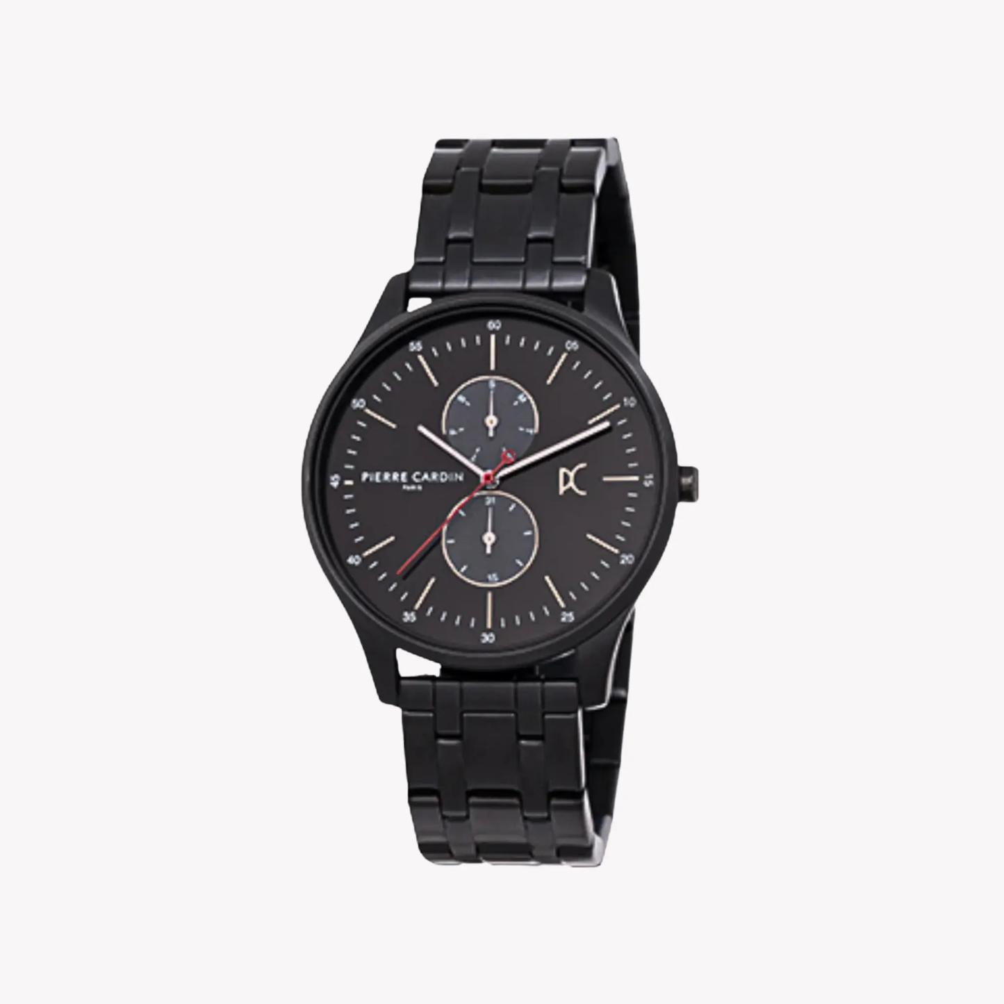 Pierre Cardin Men's Black Metal Watch, Round Case | Cba.4034 by PIERRE CARDIN