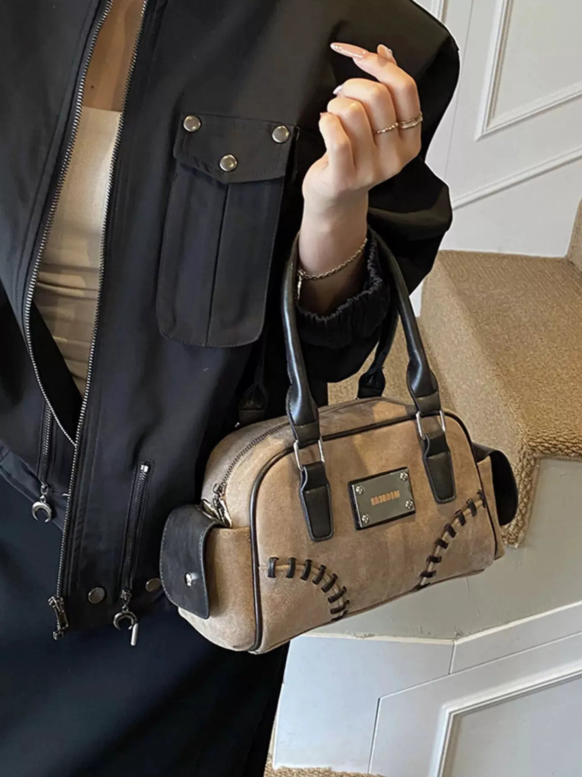 Vintage Top Handle Crossbody Bag by Partner Label
