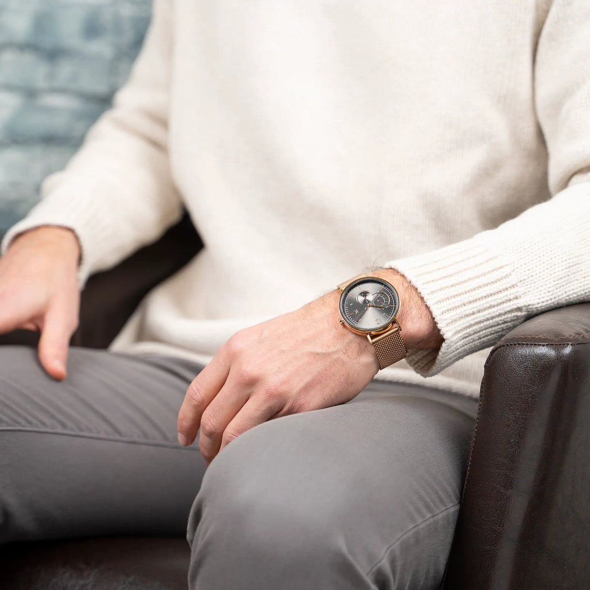 Pierre Cardin Men's Rose Gold Watch, Gray Dial | Cbn.3029 by PIERRE CARDIN
