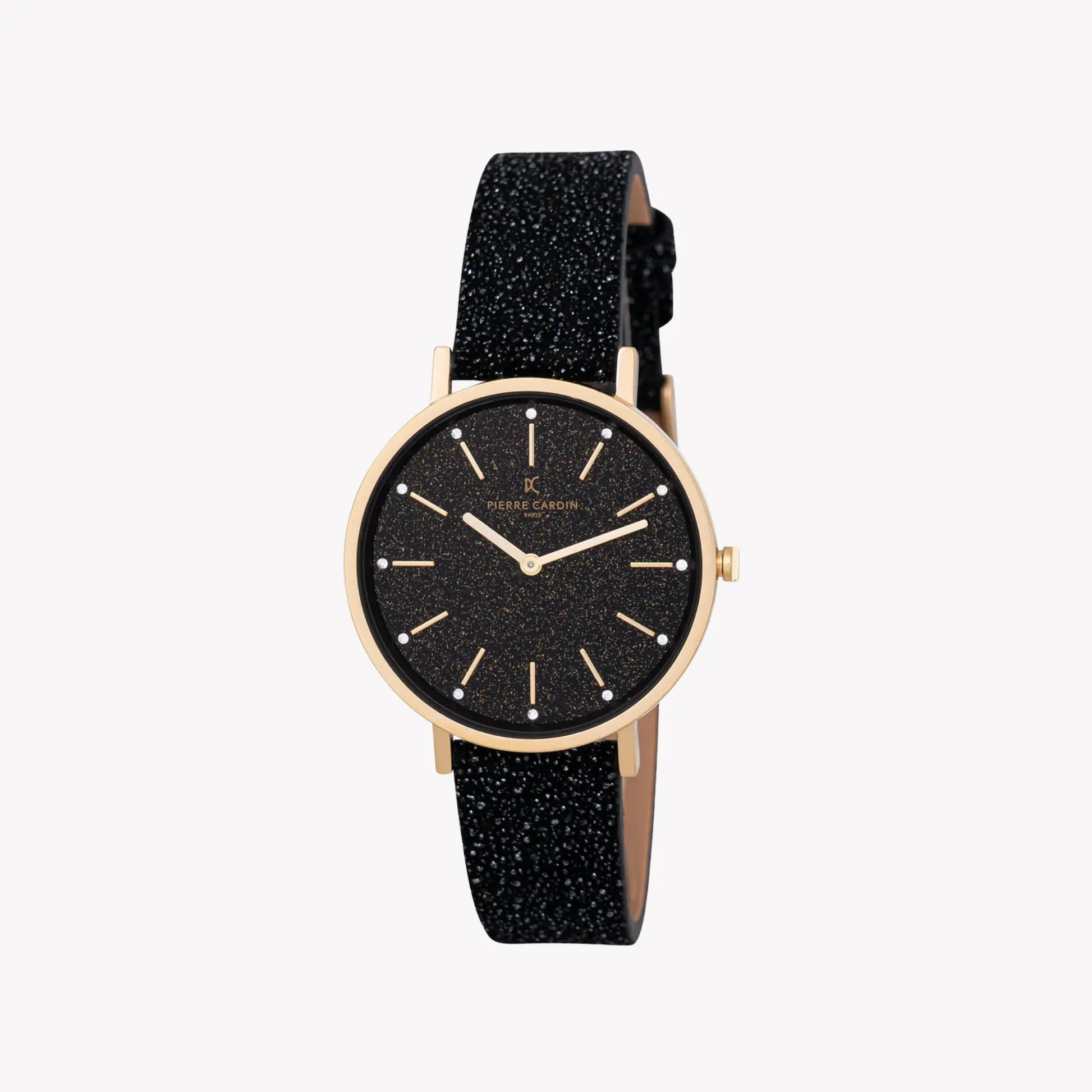 Pierre Cardin Women's Gold Watch, Black Dial | Cbv.1113 by PIERRE CARDIN