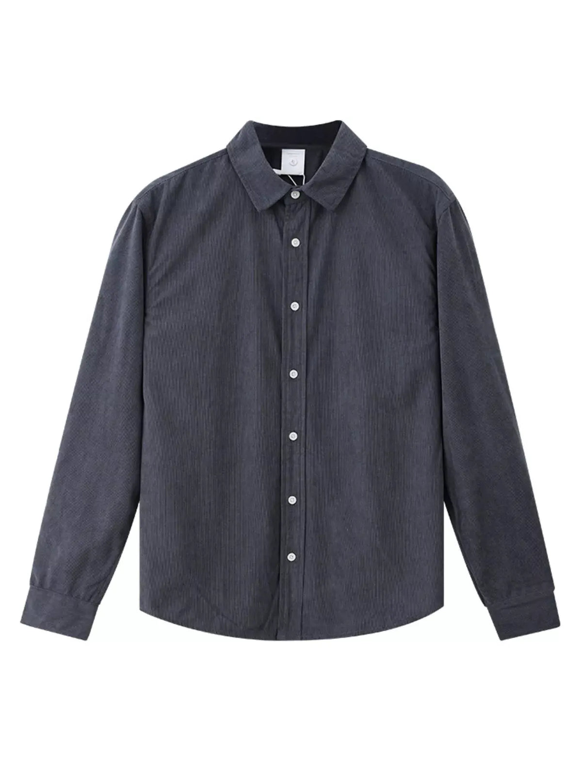 Men's Plus Size Button Up Long Sleeve Shirt by Trendsi
