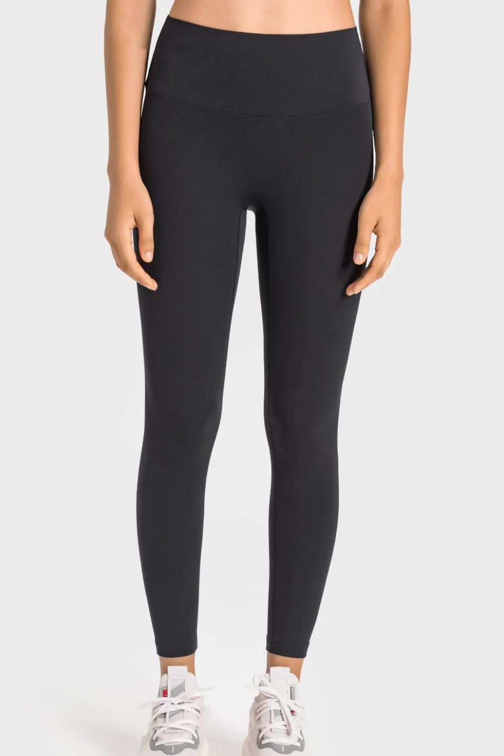 Millennia High-Rise Wide Waistband Yoga Leggings by Millennia
