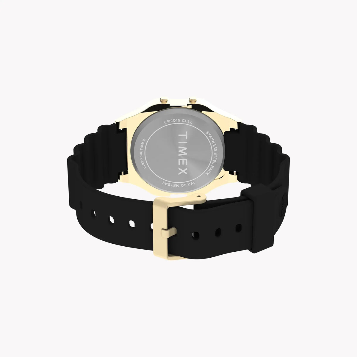 Timex Unisex Gold Tone Resin Strap, Black Lens | T80 by TIMEX