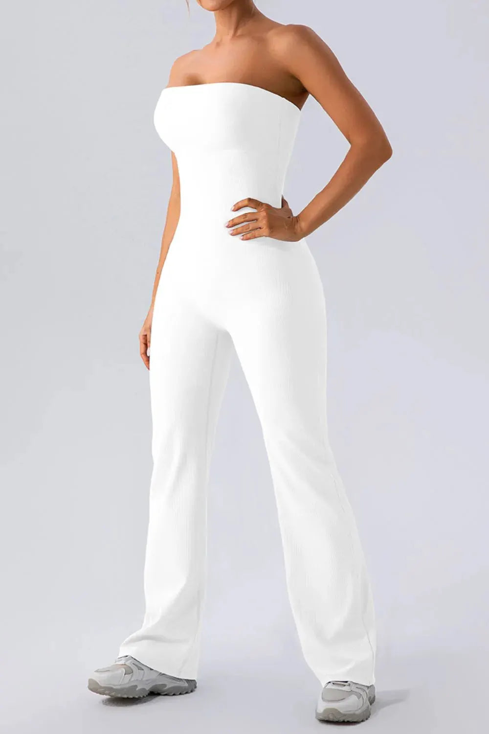 Sleeveless Straight Active Jumpsuit by Partner Label