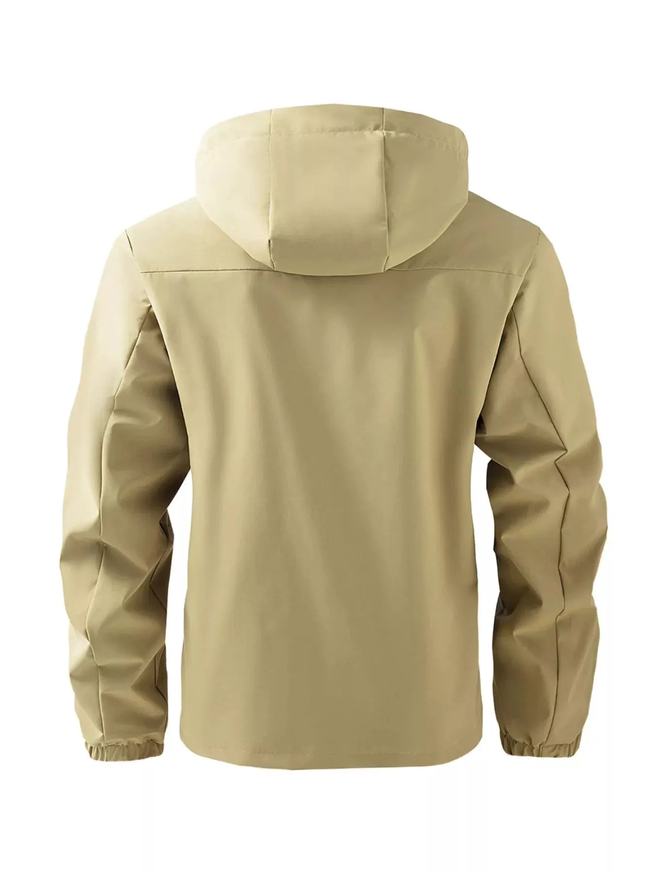 Men's Plus Size Hooded Outdoor Windproof Jacket by Partner Label