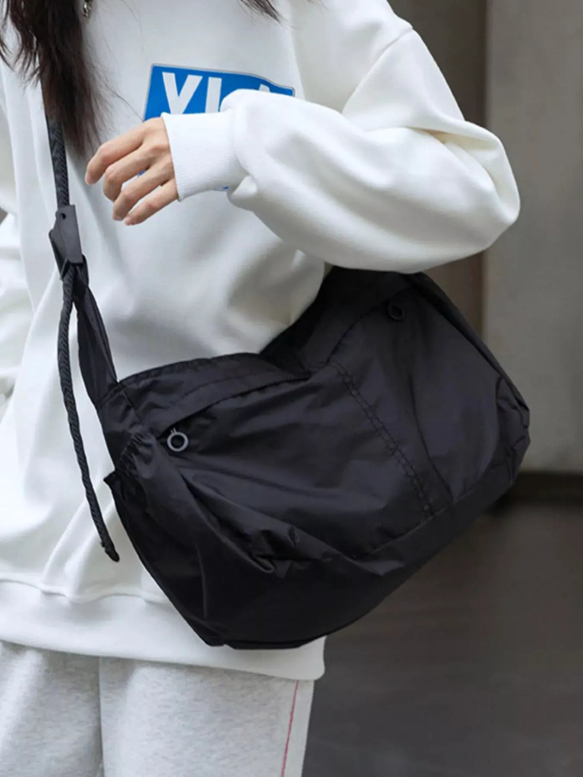 Lightweight Nylon Casual Crossbody Bag by Partner Label