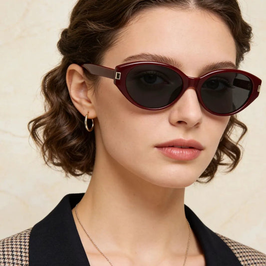 Lightweight Cat-Eye Sunglasses by Equanimity Essence