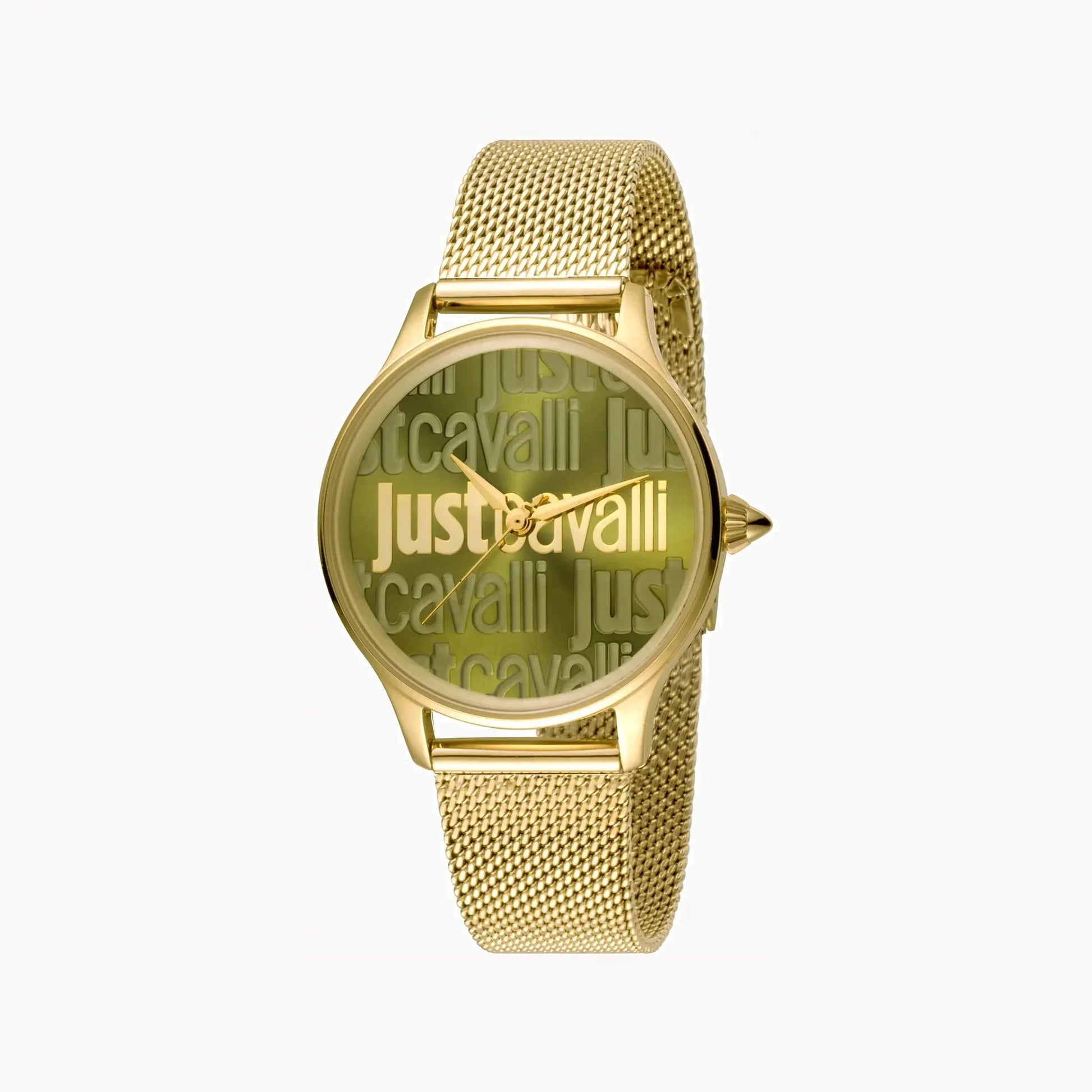 Just Cavalli Women's Gold Watch, Green Dial | Jc1l032m0275 by JUST CAVALLI