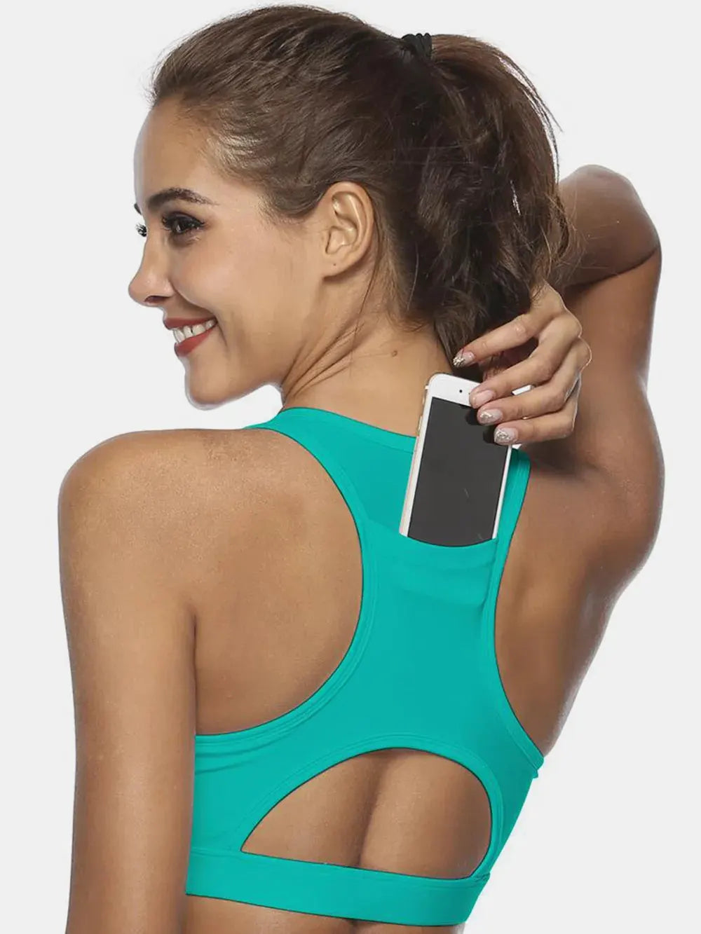 Cutout Scoop Neck Active Tank by Partner Label