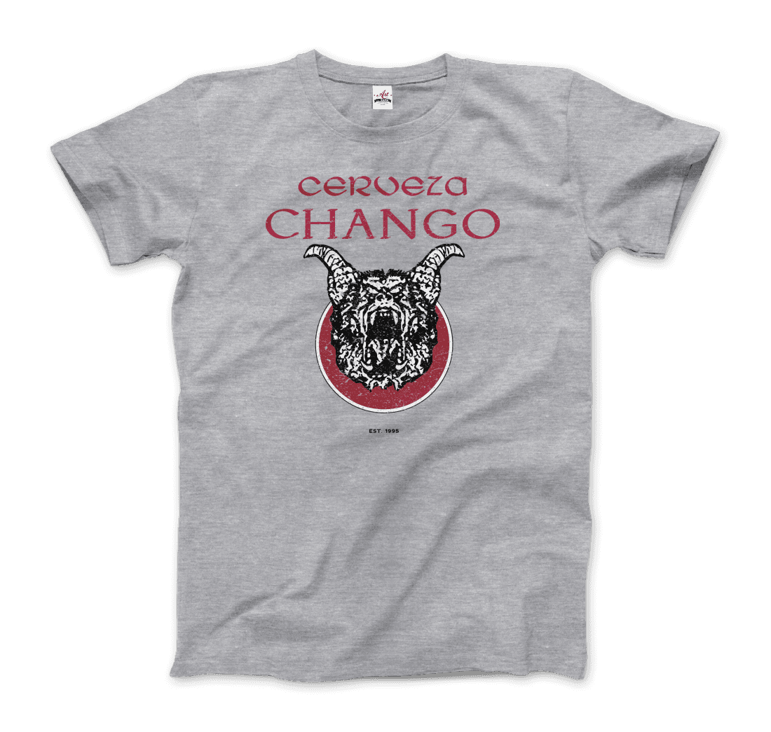 Cerveza Chango Distressed artwork t-shirt by Art-O-Rama Shop