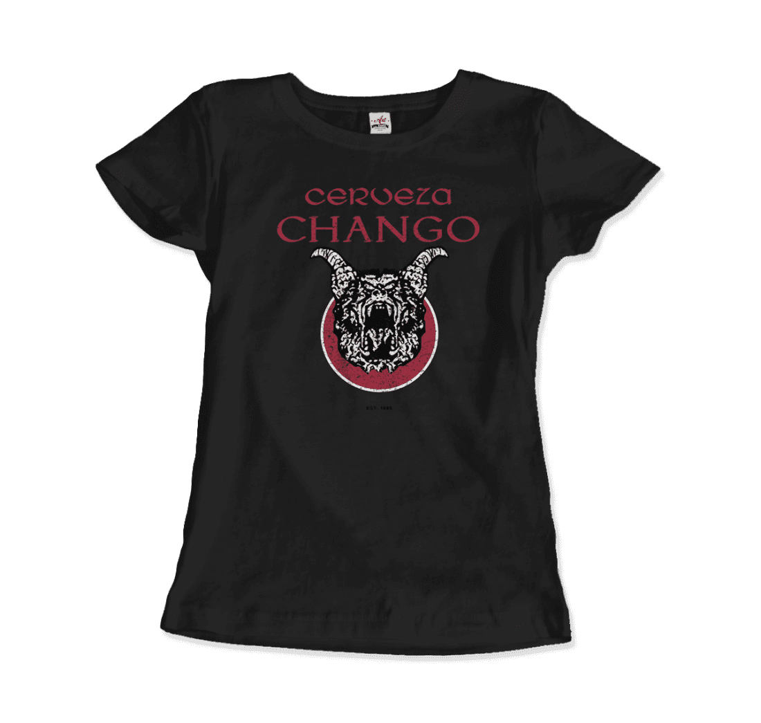 Cerveza Chango Distressed artwork t-shirt by Art-O-Rama Shop
