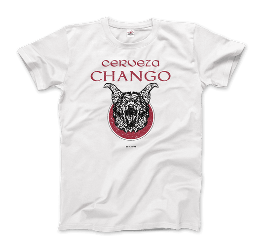 Cerveza Chango Distressed artwork t-shirt by Art-O-Rama Shop