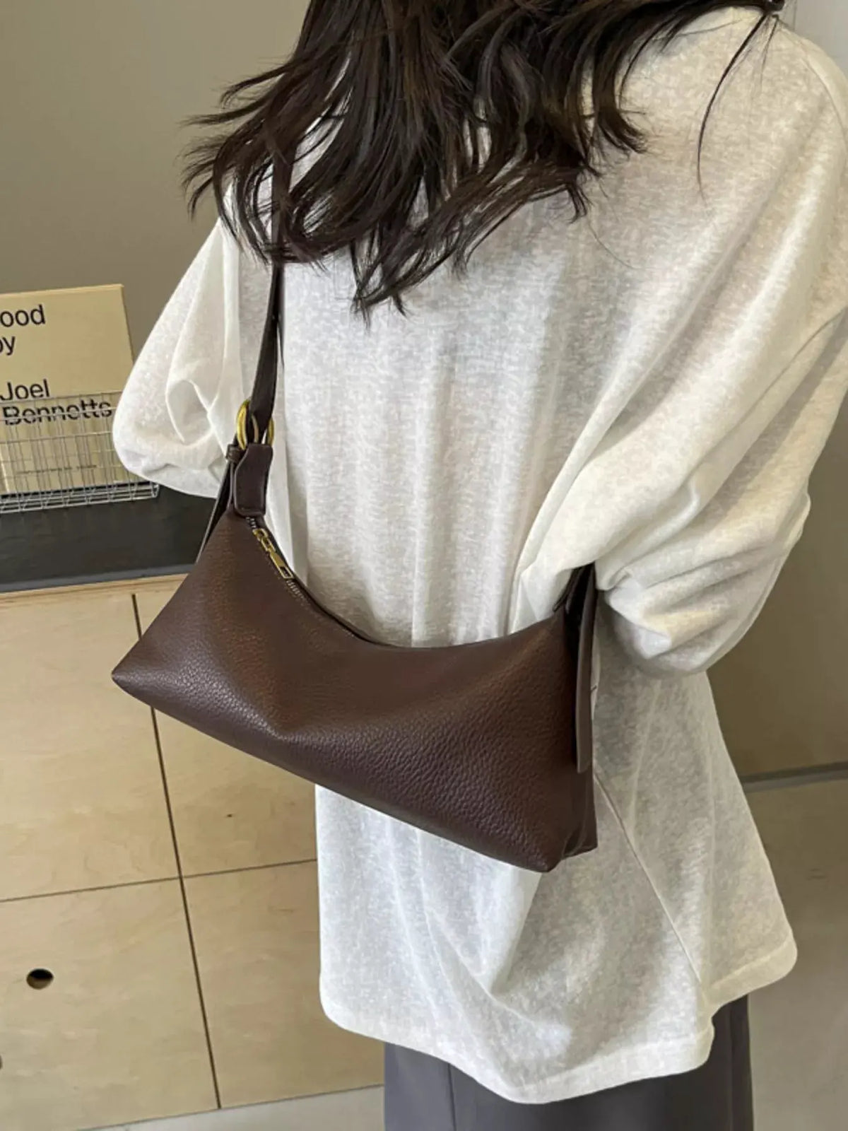 Adjustable Strap Crossbody Bag by Partner Label