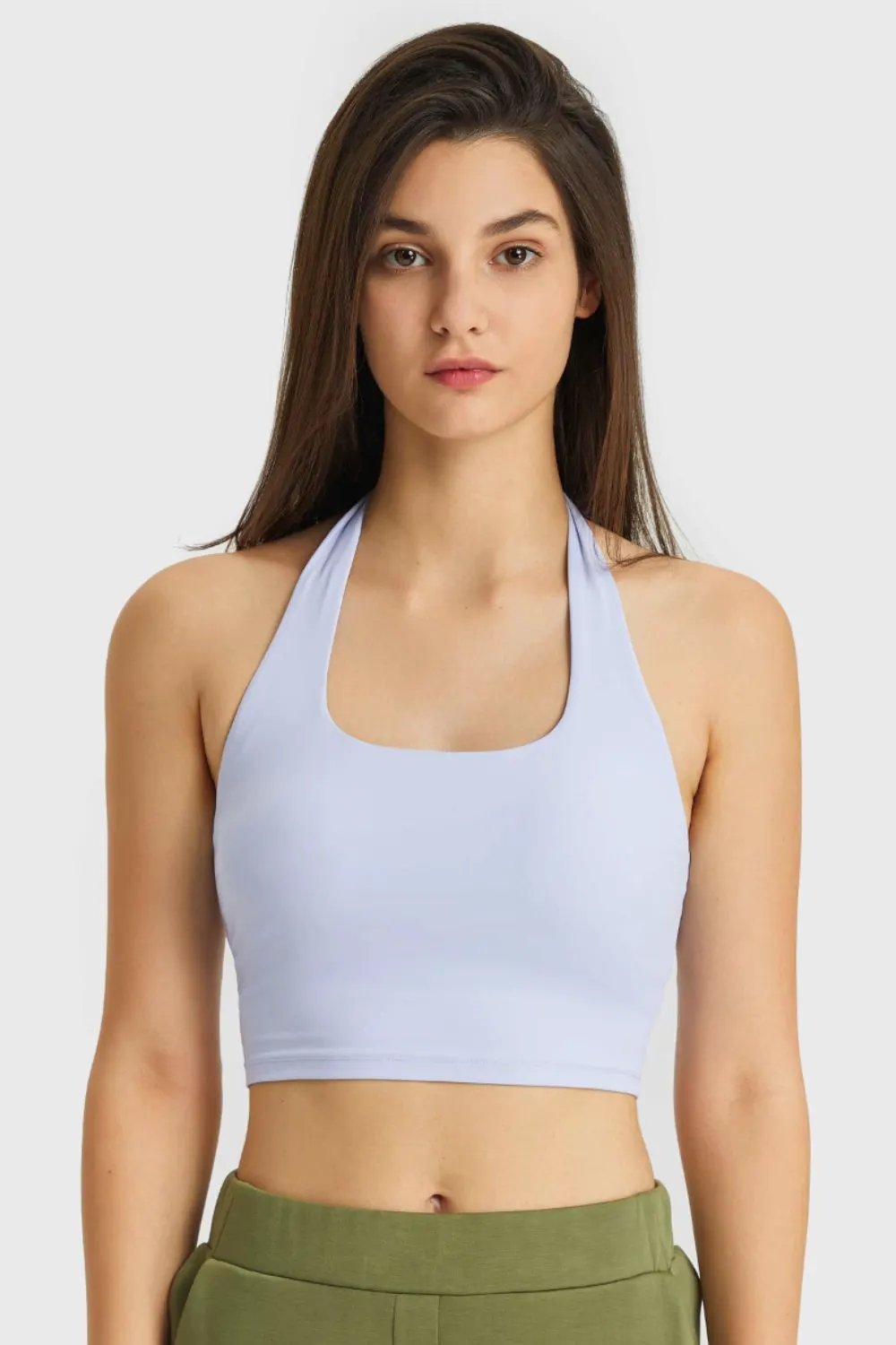 Millennia Breathable Halter Neck Sports Bra by Millennia
