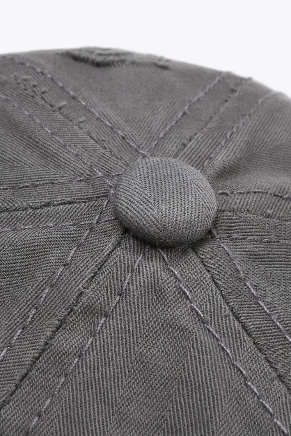 Distressed Adjustable Baseball Cap by Partner Label